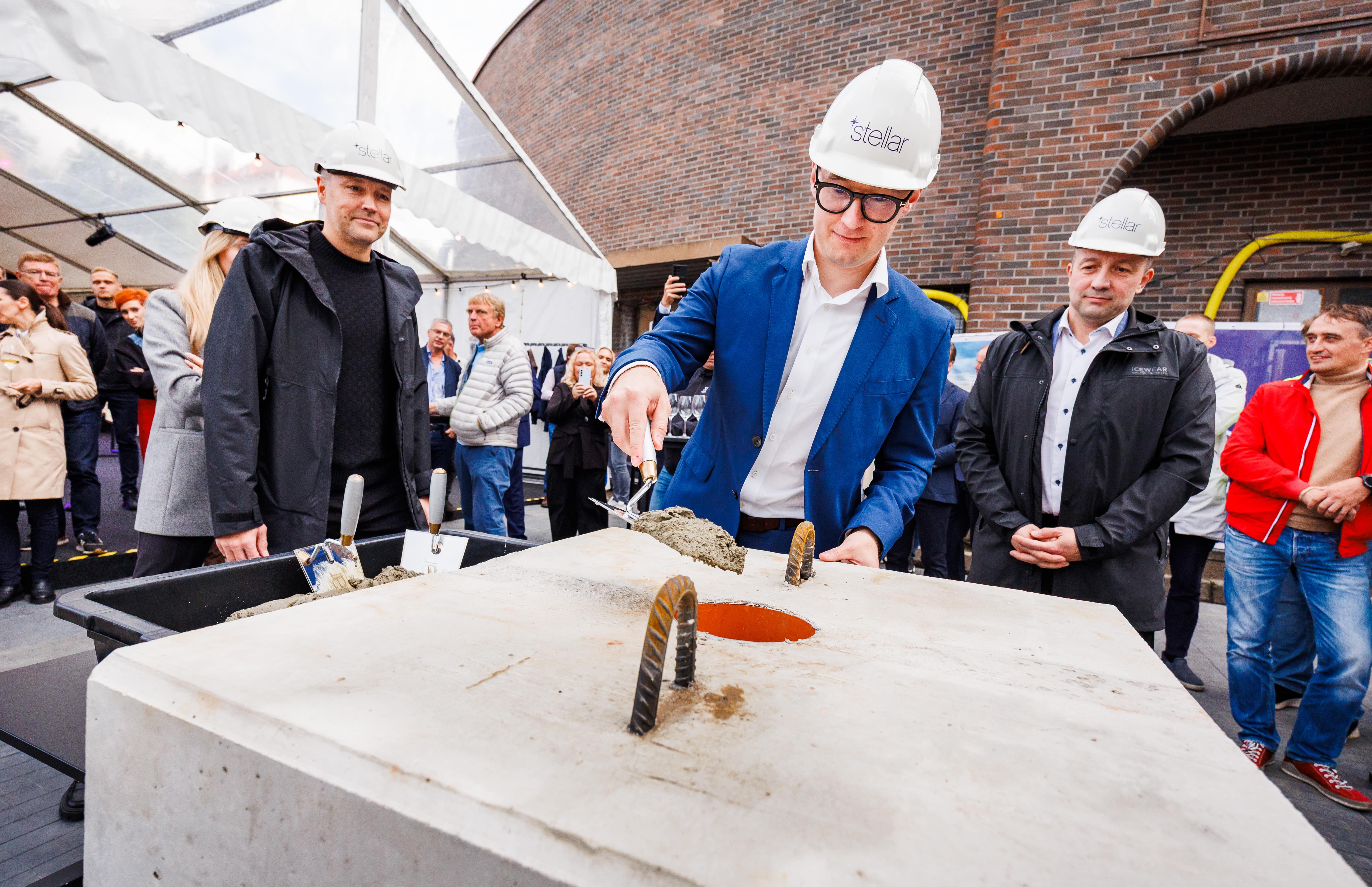 Tallinna südalinnas pandi nurgakivi uuele 16-korruselisele kõrghoonele Stellar  - Kinnisvarauudised - City24.ee kinnisvaraportaal