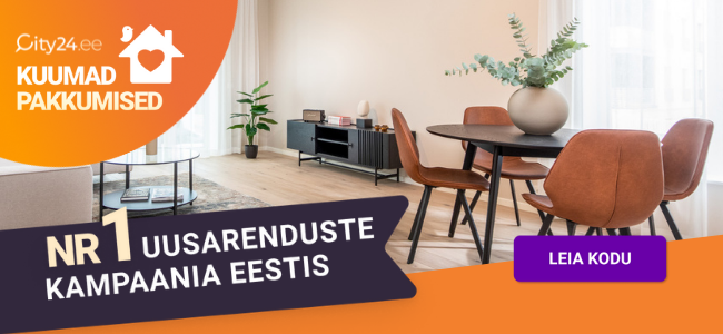 City24 uusarenduste kampaania üllatab alati uute ägedate kodudega - Kuumad pakkumised, Uusarendused - Kinnisvarauudised - City24.ee kinnisvaraportaal