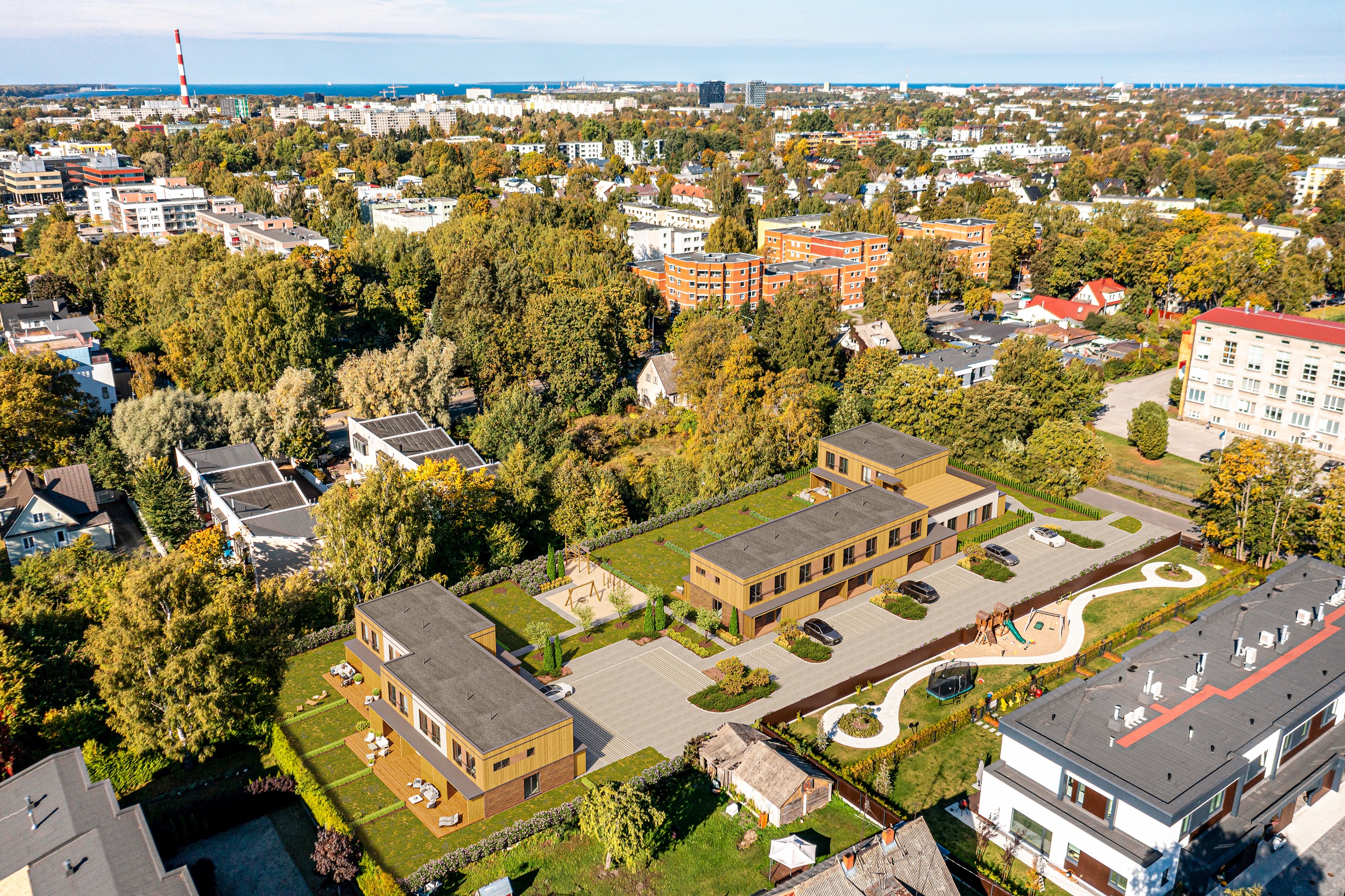 Kristiine linnaosas algab uute ridaelamute ehitus - Kinnisvarauudised - City24.ee kinnisvaraportaal