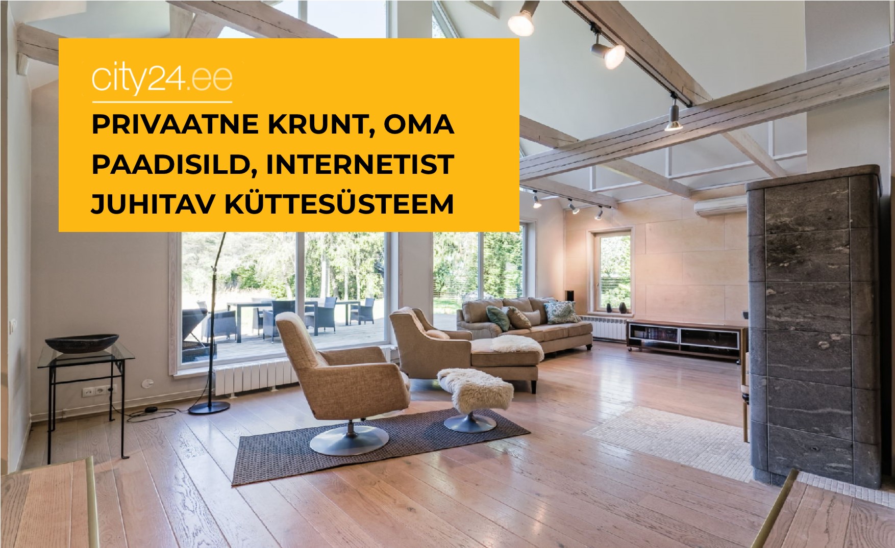 City24: Moodsa sisuga maja kadestamisväärselt privaatsel krundil - Imelised kodud - Kinnisvarauudised - City24.ee kinnisvaraportaal