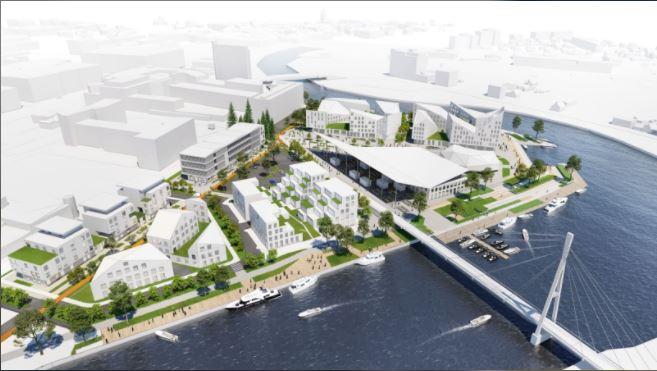 Tartu Sadama kvartalisse rajatakse promenaad ja hoonestus - Detailplaneering - Kinnisvarauudised - City24.ee kinnisvaraportaal