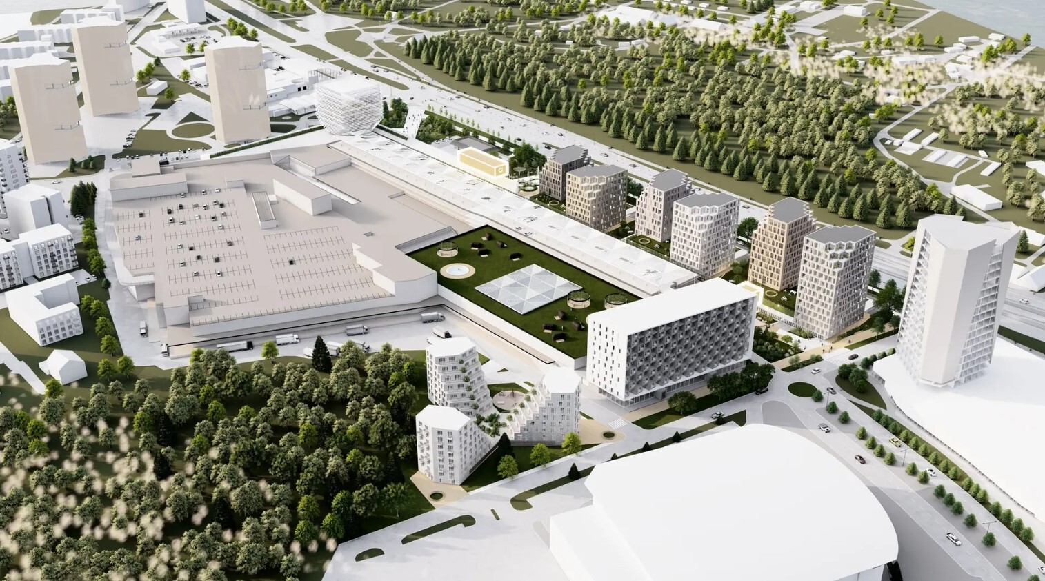 Rocca al Mare keskusest kujuneb büroohoonete, kortermajade ja bussiterminaliga terviklik elukeskkond - Uusarendused, Ärikinnisvara - Kinnisvarauudised - City24.ee kinnisvaraportaal