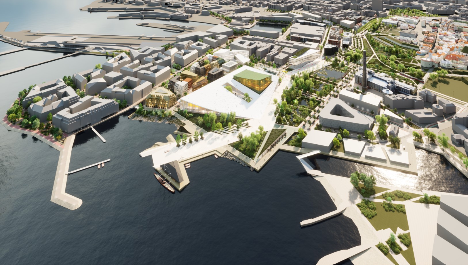 Tallinna linnahalli ümbritseva mereala sai lõpuks uue visiooni - Kinnisvarauudised - City24.ee kinnisvaraportaal