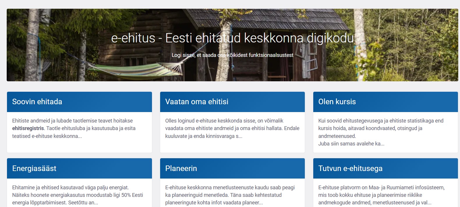 Ehitisregister kolis e-ehituse platvormile - Kinnisvarauudised - City24.ee kinnisvaraportaal