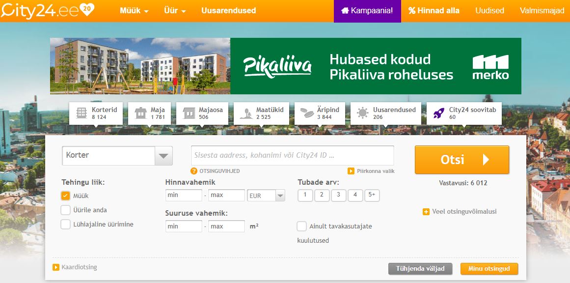 City24.ee toob reaalsed kliendid - Kinnisvara müük, City24.ee - Kinnisvarauudised - City24.ee kinnisvaraportaal