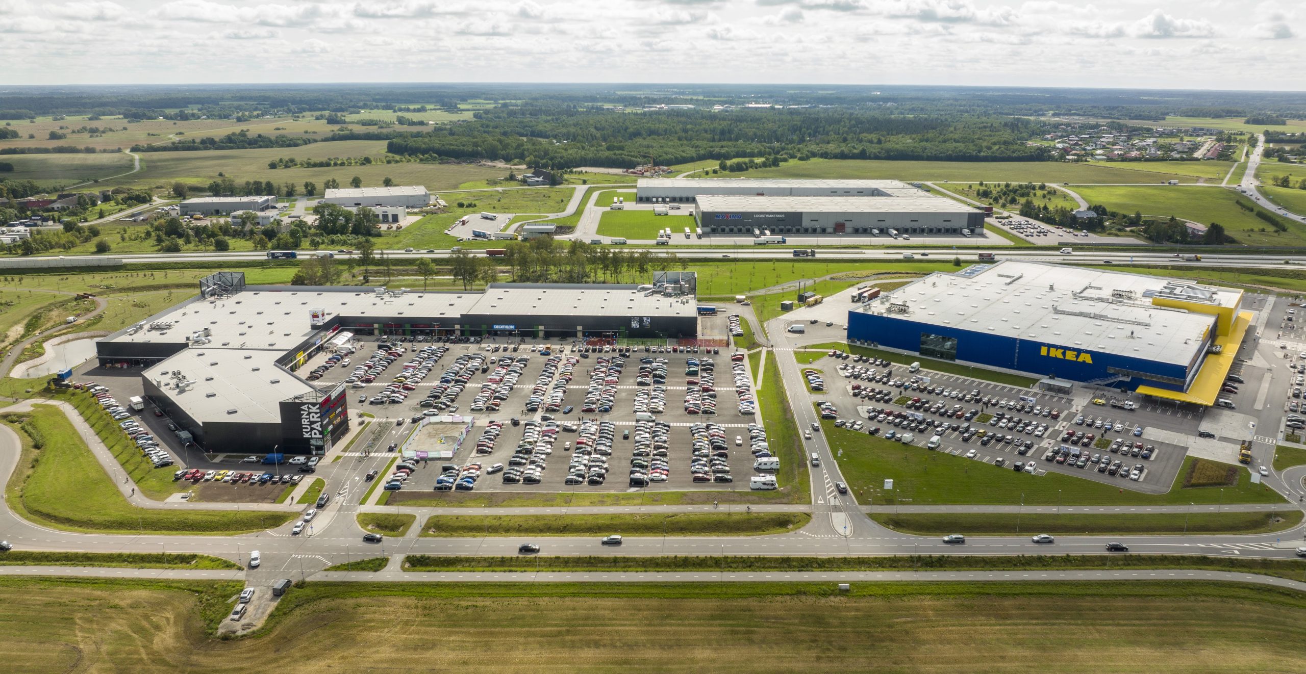 Kurnas avati IKEA kaupluse kõrval 20 000-ruutmeetrine kaubanduspark - Kinnisvarauudised - City24.ee kinnisvaraportaal