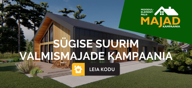 Startis sügise suurim valmismajade kampaania - Valmismajad - Kinnisvarauudised - City24.ee kinnisvaraportaal