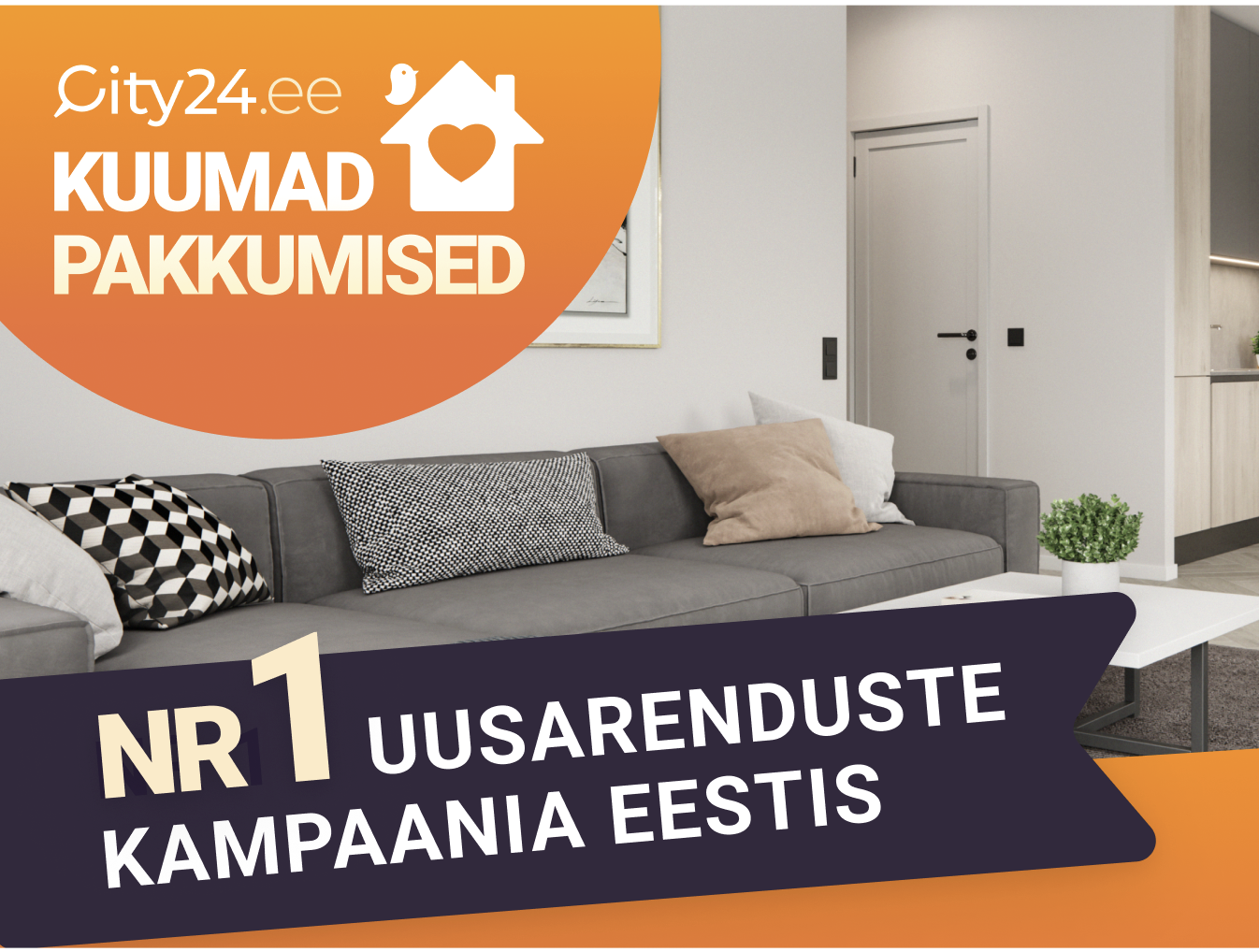Alustas City24 uusarenduste kampaania Kuumad pakkumised - Uusarendused, Kuumad pakkumised, Instagram - Kinnisvarauudised - City24.ee kinnisvaraportaal