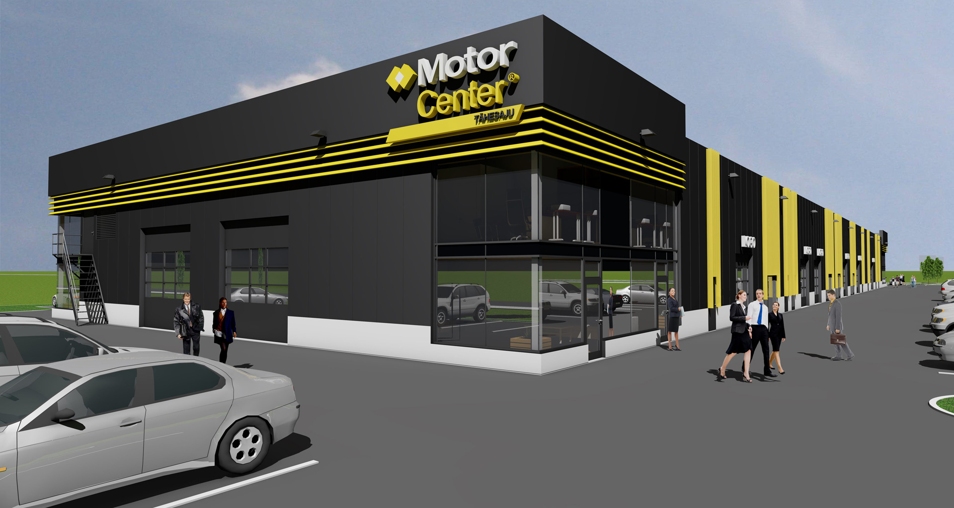 Lasnamäel algab MotorCenter Tähesaju ehitus - Ärikinnisvara - Kinnisvarauudised - City24.ee kinnisvaraportaal